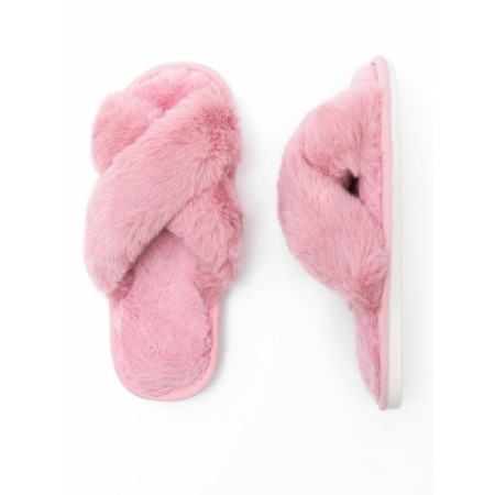 Bunny slippers, size 38-39, pink color-4