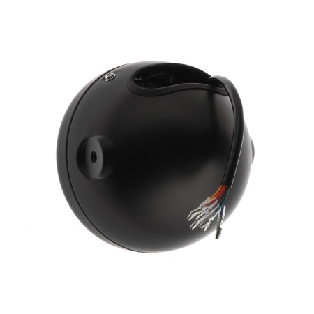 Motorcycle headlight, 14 × 16 cm, 12 V, 30 watts, 2160 lm, wire 15 cm, white-yellow light-2