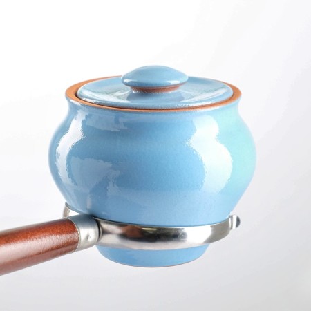 Set "Vyatka ceramics No. 2" 6x0.5 + grasp + shelf, blue-6