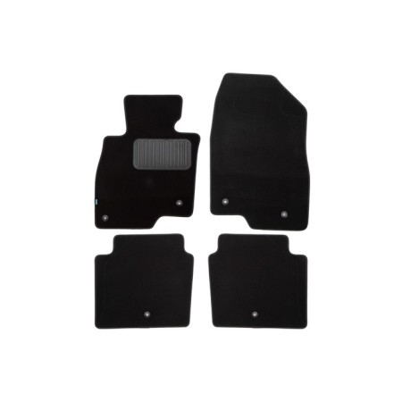 Rugs in the cabin Klever Premium Mazda 6, 2015-2018, Sed., 4 pcs., Textile
