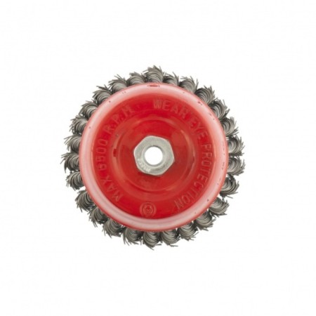 Matrix Ushm brush, d = 125 mm, M14, cup, twisted wire 0.8 mm-1