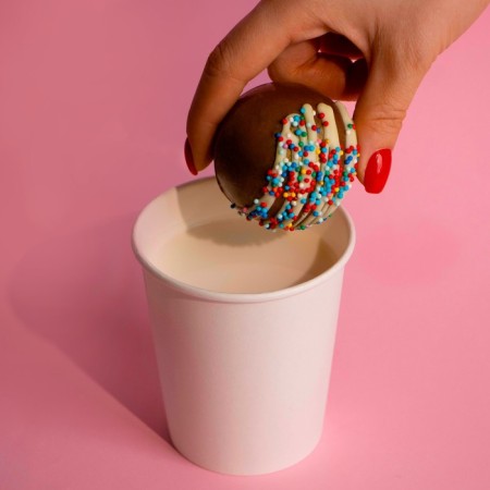Chocolate bomb "couple", in a glass, 35 g-3