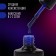 Neon nail polish gel, 3 phase, 8 ml, led/uv, blue color with sparkles (38)