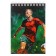 Notepad A6, 60 sheets in a cage on the crest of a neural network. Football, covered Cardboard, block 60g/m2, mix