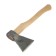 Top forged tundra, wooden ax B1, covered with a “walnut” stain, 600 g