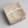 Capcake box, confectionery packaging, 4 cells, “wild”, 16 x 16 x 10 cm