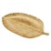 Decorative dish "Palm leaf", 28 × 13 × 2.5 cm, gold color