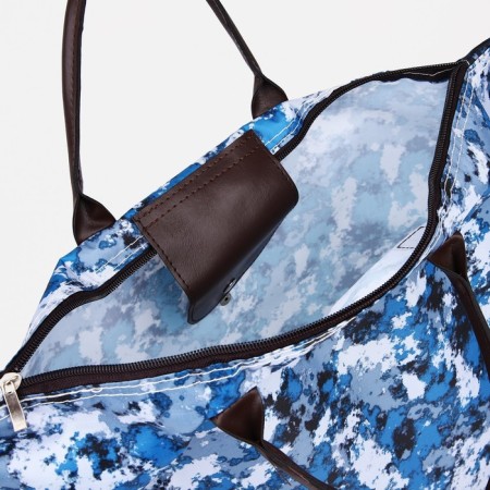 Lightning bag, folding, blue/blue color-3