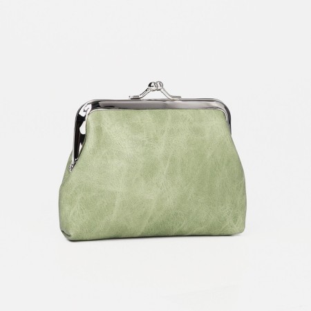 Women's wallet on the farmar, green color