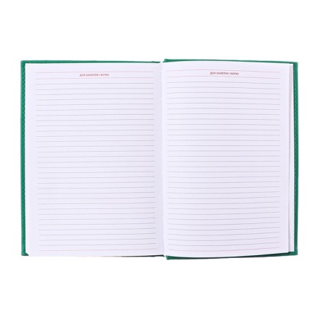 Deliciper of Leduced A5, 160 Vivevella sheets, artificial leather cover, light green-16