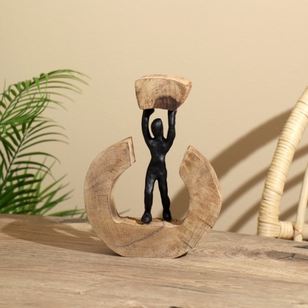 Souvenir "Strength" Polim. Smol, mankid tree 17x5x23 cm-1