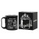 Thermal circle, 180 ml, tourism "Papa Rules", retains heat 2 hours, compass