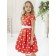 Dress "Diana", height 134 cm, red color
