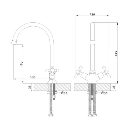 Rossinka G02-72 kitchen mixer-1