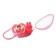 Nipple - silicone dummy orthodontic, from 0 months, with a cap, with a holder, in a container, pink color