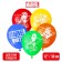 Airy ball "Super-heroes", 12 inch, latex, 5 pieces, Avengers