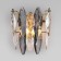Wall lamp Bogate’s ONYX 372/2, E14, 2x40W, 260x180x290 mm, Color gold