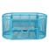 Chancellery trifle stand 9 departments, mesh metal, blue