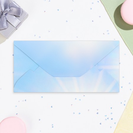 Money envelope "Happy Your Wedding Day!" glitter, pigeons, 17x8.5 cm-2