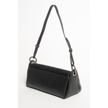 Bag Cross-Bodi Women's, natural suede, Ludor black, 24x8x12 cm-3