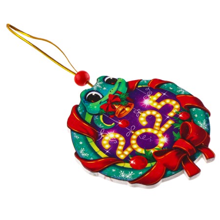 Wooden New Year's Suspension "Snake"-2