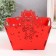 Basket-jacket "Dragosh" red 18x12x14.5 cm (set of 5 parts)