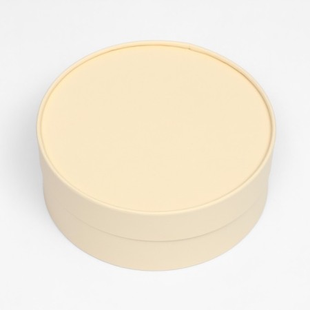 Gift box "Cream", beige, hooked, without a window, 20.5 x 7 cm-1