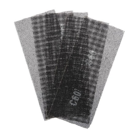 The mesh is abrasive tundra, waterproof, silicon carbide, 115 x 280 mm, P60, 5 pcs.