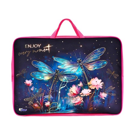 Folder A3 with handles Textile 75 mm 475*345 mm PMD 3-22-4 Dragonfly virgin (braid) foil 72961-1