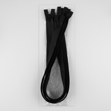 Lightning “Spiral”, No. 7, detachable, waterproof, automatic lock, 70 cm, black color-2