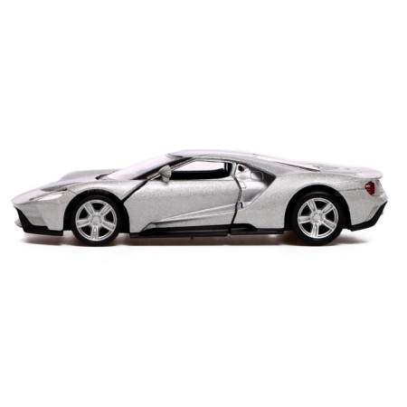 Metal Metallic Ford GT, 1:32, inertia, doors open, color gray.-1