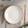 Deep plate Beige, D = 21 cm, beige color