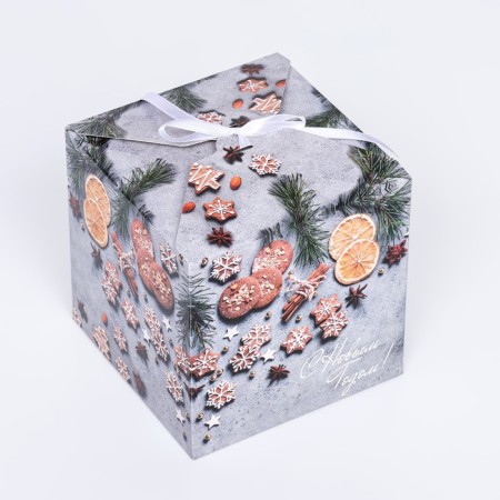 Folding box "cookies" 14 x 14 x 14 cm-1