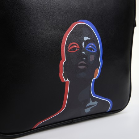 Women's bag over the shoulder Textura, small, black color-5
