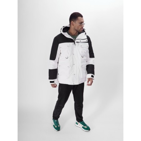 Ski jacket men's, size 52, white color-7