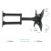 ARM Media LCD-205 Black 14 "-42" Max.25kg Wall Turn and NAC 107046