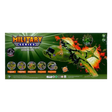 Army aircraft with soldiers, light and sound-6