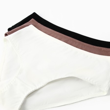 Set of women's panties slips (3pcs), gloomy-white color, size 50 (xl)-6