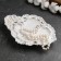 Baroque trifle stand white with gilding, 25x17.5x3.5cm