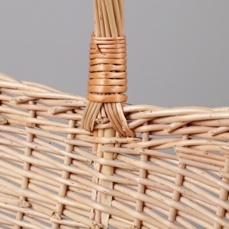 Mushroom basket, 12 l, bottom 19 × 29 cm, top 30 × 49 cm, h = 20/23/34, willow-3