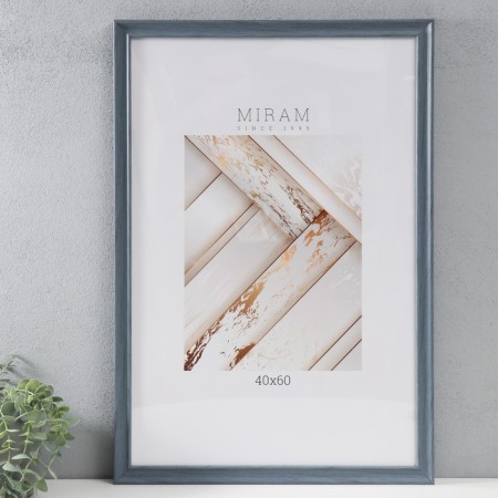 Photo frame plastic Gallery 40x60 cm, 642445 Gray (plastic screen)