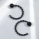 Pierce "Ring" Washed, D = 0.8 cm, steam, black color