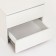Bedside table, 502x426x430, white/concrete