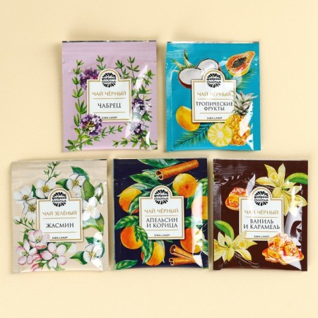 Tea in bags "March 8", 9 g (5 pcs. X 1.8 g).-1