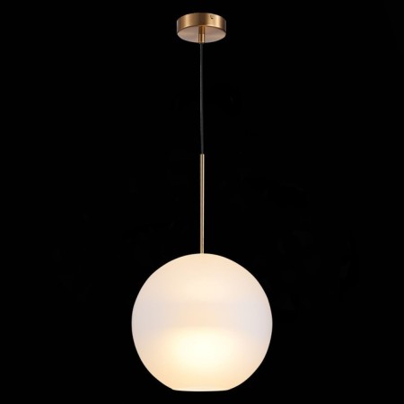 Suspension lamp ST LUCE. SL1133.523.01. Bopone. 1x40 watts, E27, 30x30 cm, brass color-1