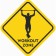 Decorative sign (poster) "Workout Zone" 32x32 cm, plastic