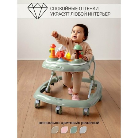 Walks Children's Amarobaby Running Baby, with an electronic game panel, green color-8