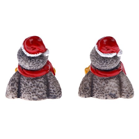 Miniature Puppet "New Year's Penguin", set of 2 pcs., Size 1 pc. - 3 × 3.5 × 3 cm-3