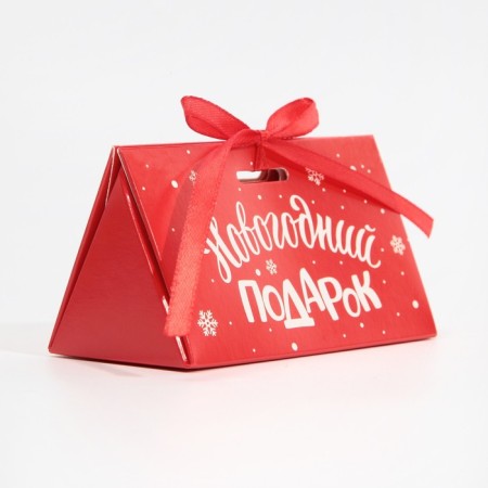 Bonbonerka "New Year's gift", 10 x 5.5 x 5.5 cm, New Year
