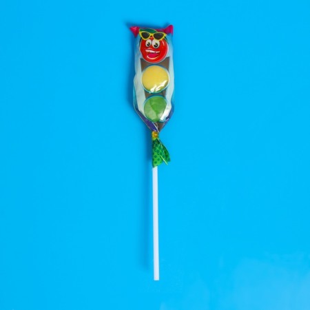 Caramel on a stick "Traffic light", 15 g-1